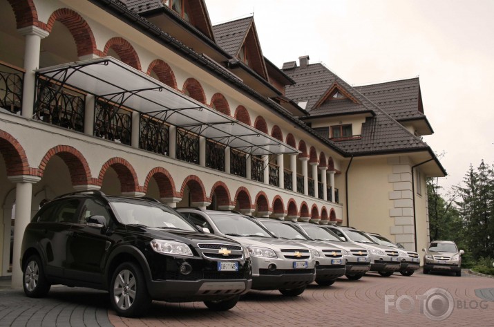 Chevrolet Captiva tests Slovākijā