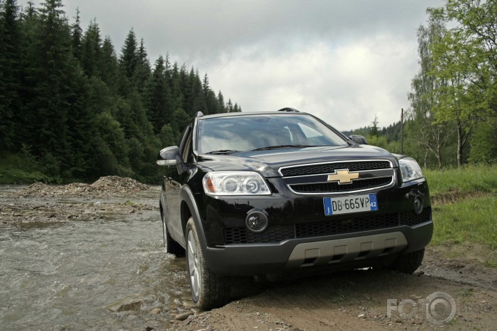 Chevrolet Captiva tests Slovākijā