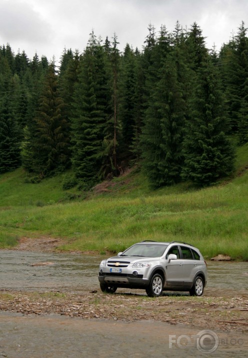 Chevrolet Captiva tests Slovākijā