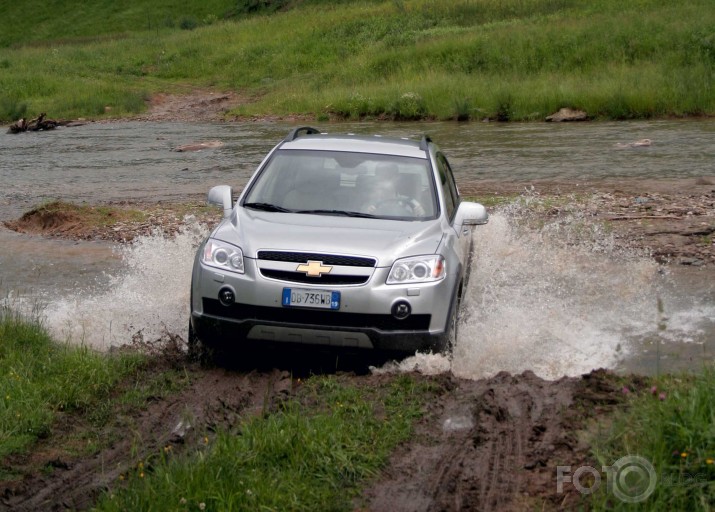 Chevrolet Captiva tests Slovākijā