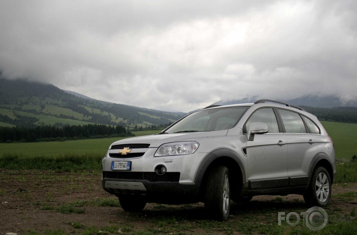 Chevrolet Captiva tests Slovākijā