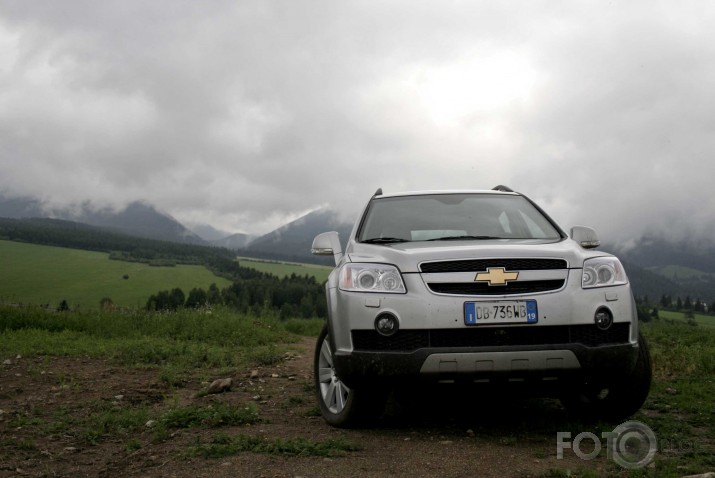 Chevrolet Captiva tests Slovākijā