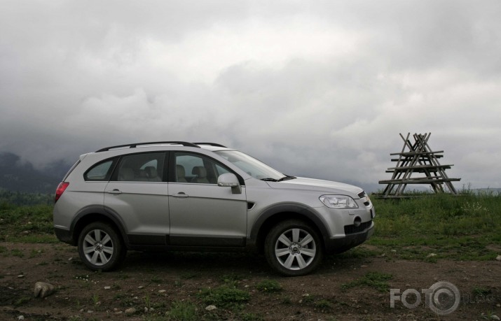 Chevrolet Captiva tests Slovākijā