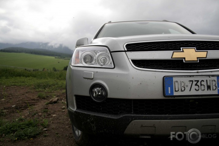 Chevrolet Captiva tests Slovākijā