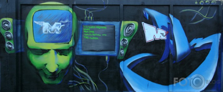 Baltijas Graffiti Festivāls - Daži darbņi