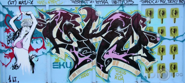Baltijas Graffiti Festivāls - Daži darbņi
