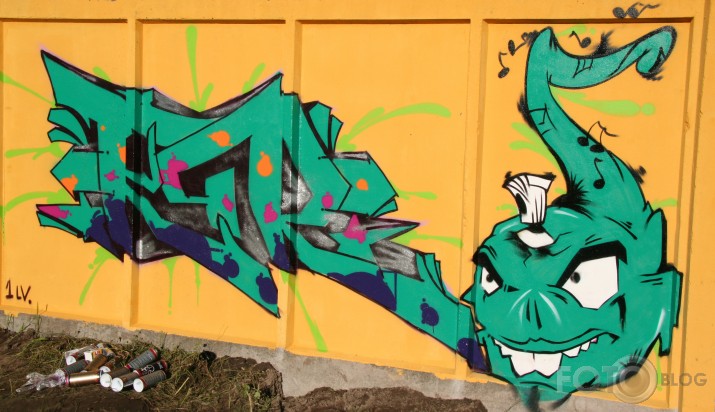 Baltijas Graffiti Festivāls - Daži darbņi