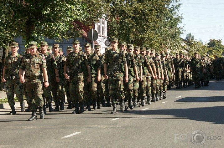 Zemessardzes 15 gadu jubilejas parāde Jēkabpilī