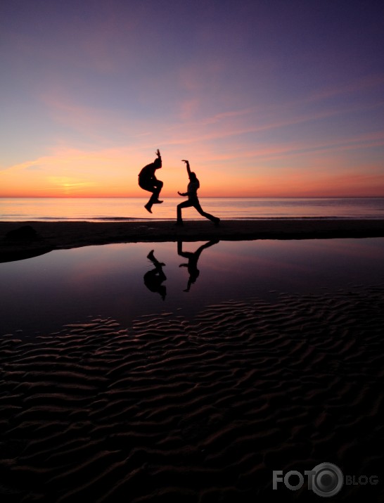 sunset jump