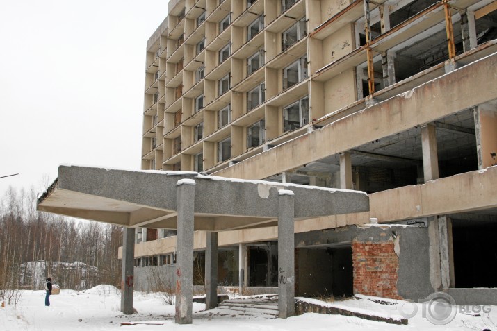 Izlaupītā sanatorija.