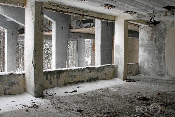 Izlaupītā sanatorija.