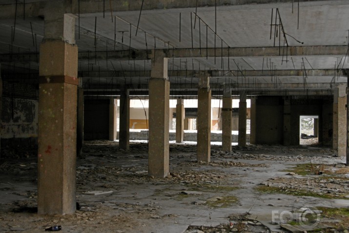 Izlaupītā sanatorija.