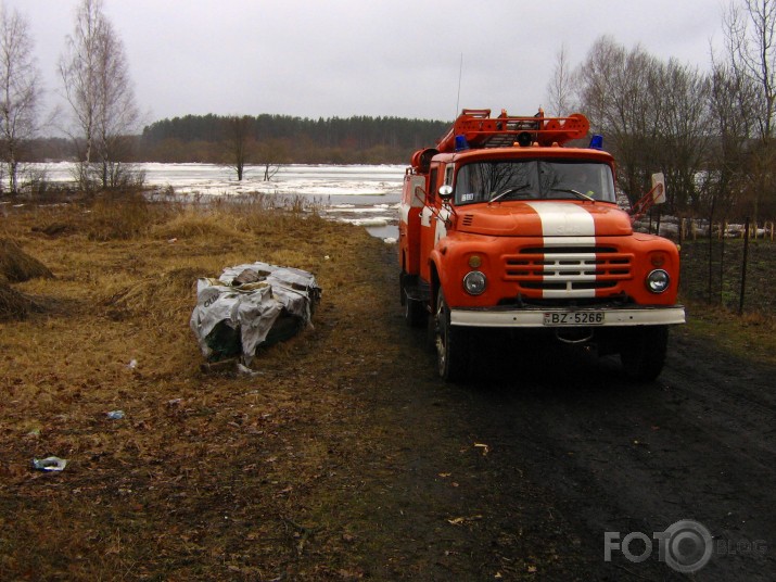 Ledus strēgums Daugavā