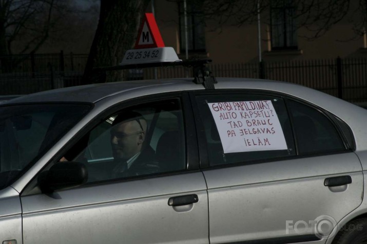 Akcija/Protests pret Jelgavas bedrainajaam ielaam!