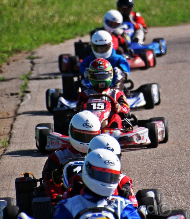 Latvijas čempis kartingā