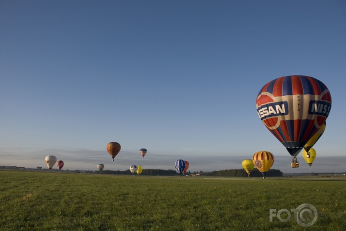 Gaisa balonu festivāls Saldū 2007
