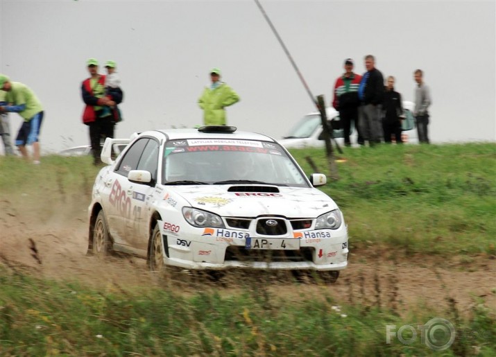 Rallijs Aukstaitija starts un SS6