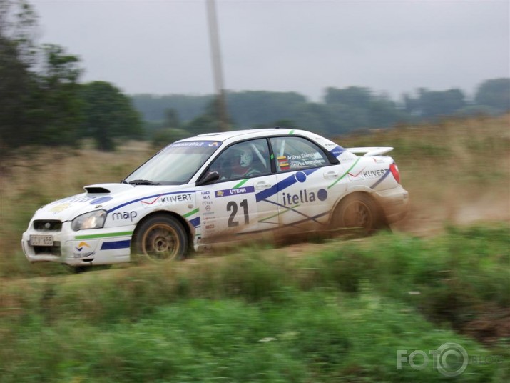 Rallijs Aukstaitija starts un SS6