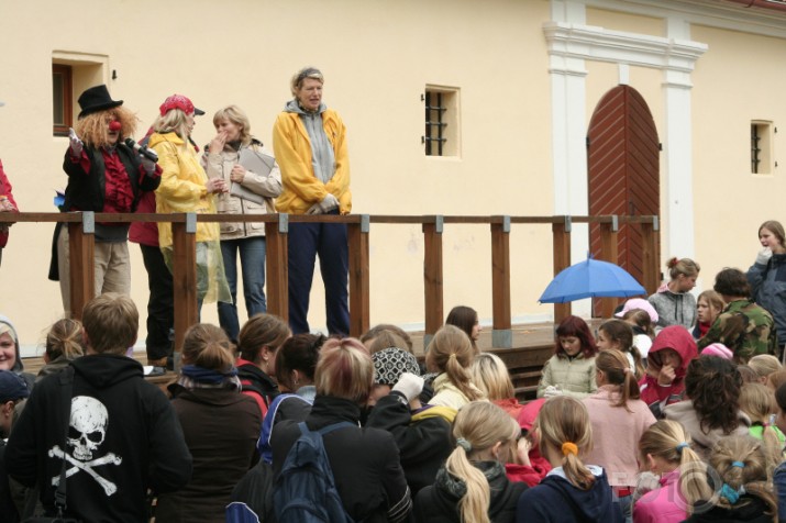 Projekta "Pēdas" rīkotā talka Cēsīs