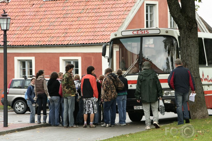 Projekta "Pēdas" rīkotā talka Cēsīs