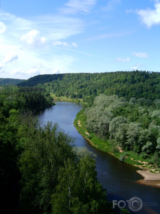 kur Gauja līkumu met