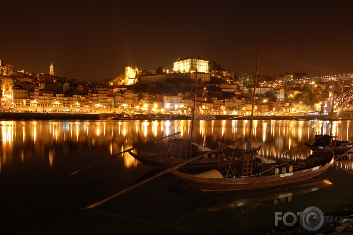 Porto at night