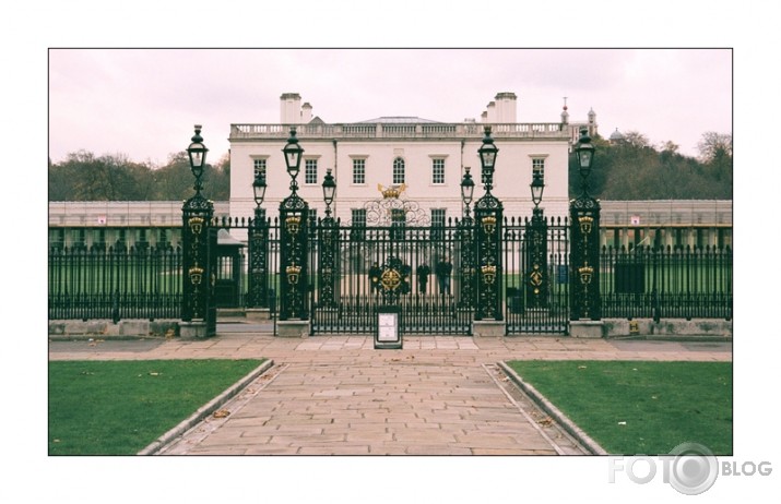 London. The University of Greenwich and the park.