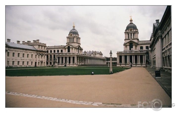 London. The University of Greenwich and the park.