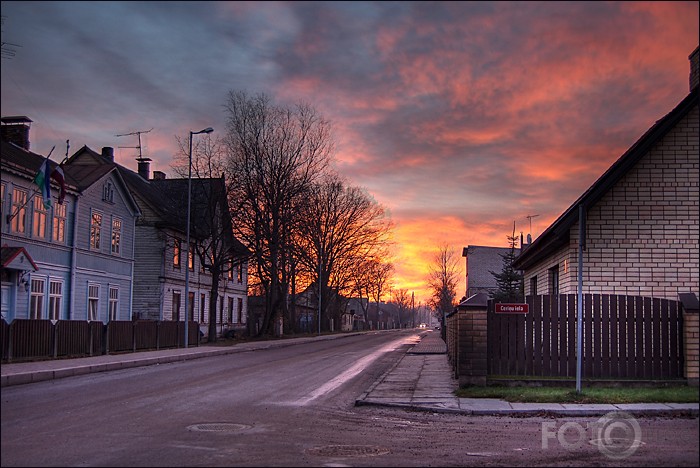 Vakars Jelgavā.