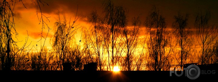 orange evening