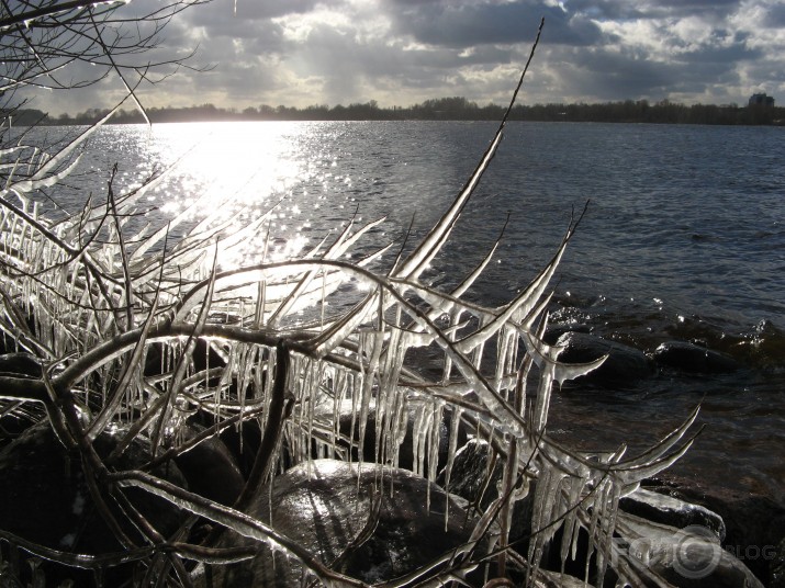 Saule. Ledus. Daugava.