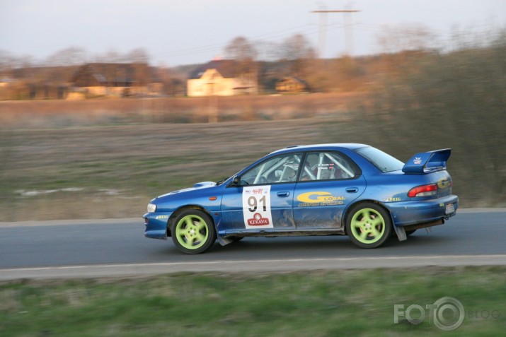 Rallijsprints "Ķekavas ziema 2008" I daļa
