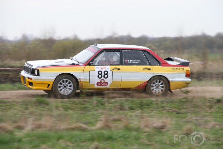 Rallijsprints "Ķekavas ziema 2008" I daļa