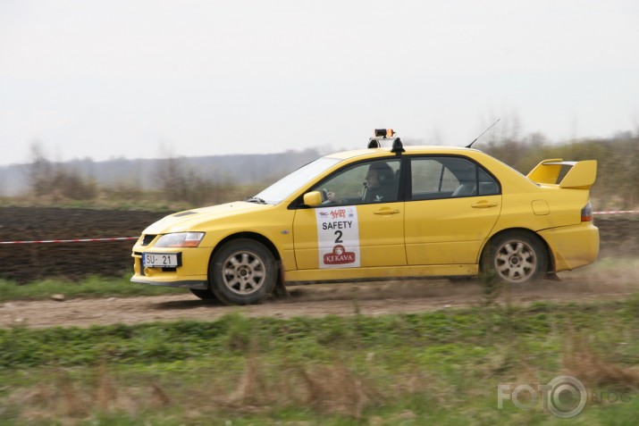 Rallijsprints "Ķekavas ziema 2008" I daļa