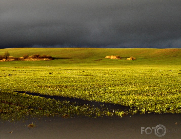 after heavy rain