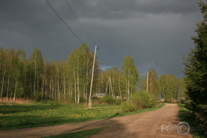 Divkāršās varavīksnes piedzimšana.
