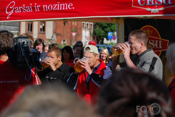 Alus dzeršanas sacensības Liepājā!