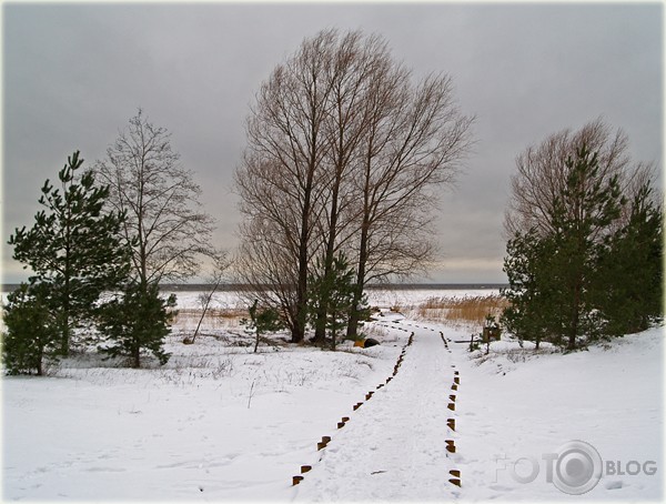 Salacgrīvas jūrmalas, ziemas miers.