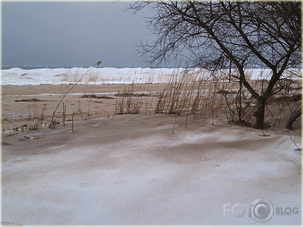 Salacgrīvas jūrmalas, ziemas miers.