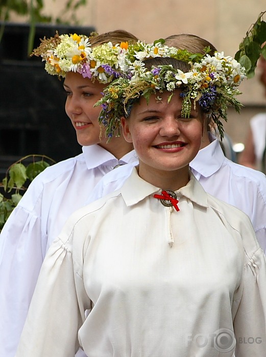 Zāļu tirgū Doma laukumā(pirms gada)