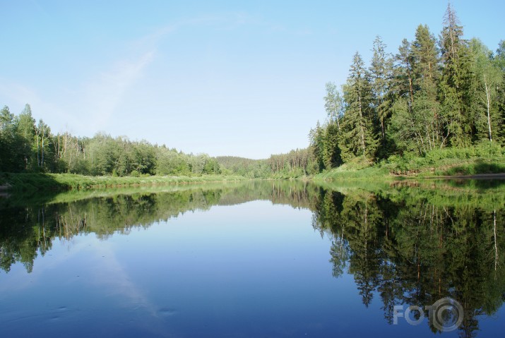 Gauja pie sietiņieža