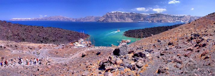 Santorini. Vulkānā vēl viss ir mierīgi