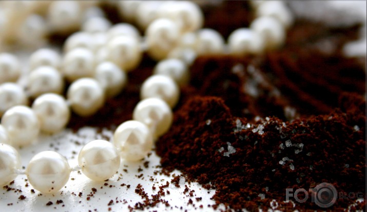 Coffee with pearls...