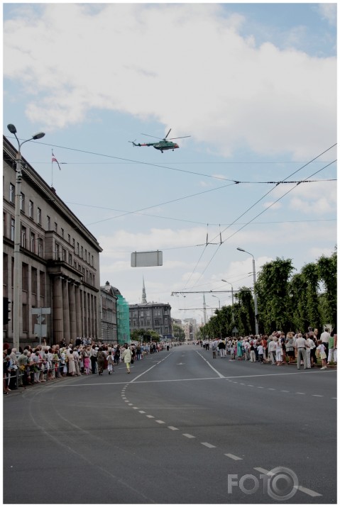 Helikoptera ietekme uz Dz, sv. gājiena skatītājiem