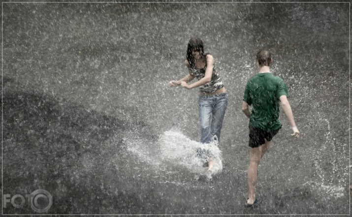 Dancing in the rain