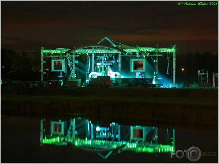 Before PV concert in Jelgava 2008.07.24.