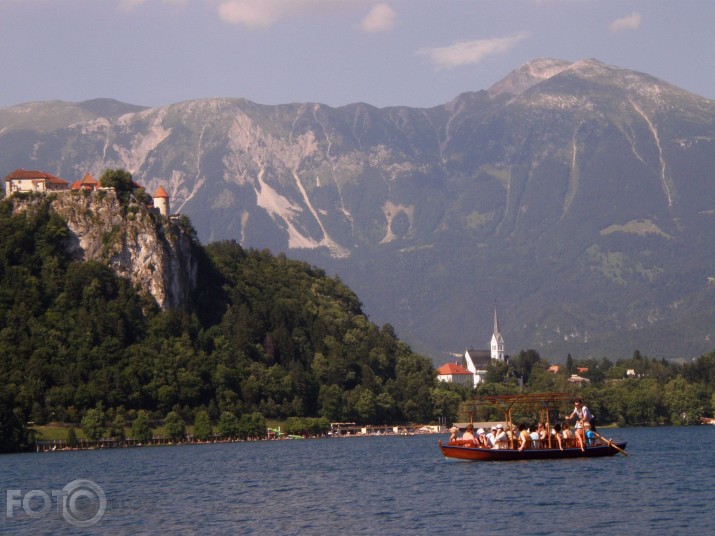 ...pasakainā Bledas ezera romantika