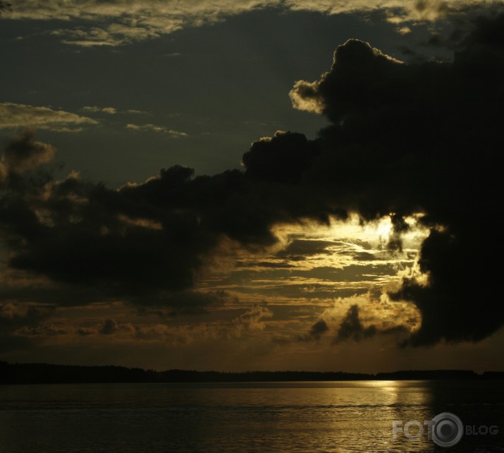sun goes down.