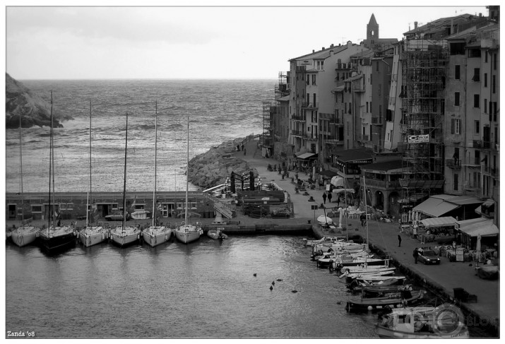 Portovenere pēc vētras.