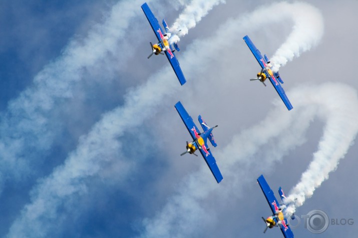 Flying bulls aviošovs